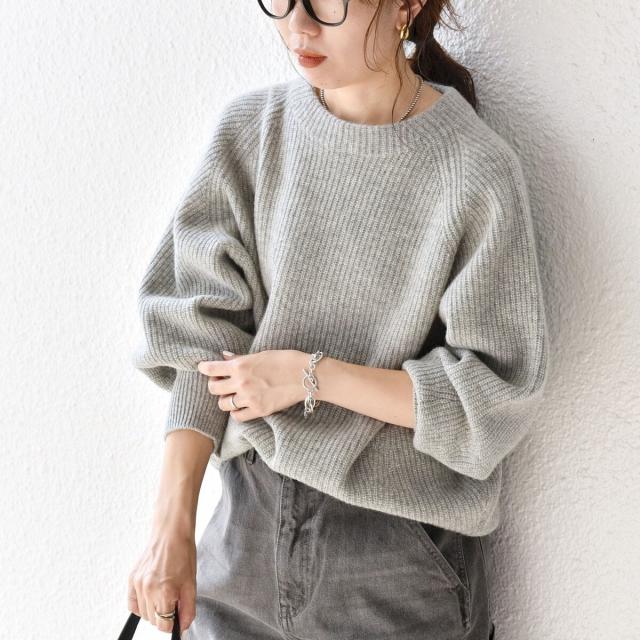 シップス エニィ（SHIPS any）/《一部追加予約》SHIPS any:〈手洗い可能〉AQUA カシミヤ ミックス ハイネック ニット