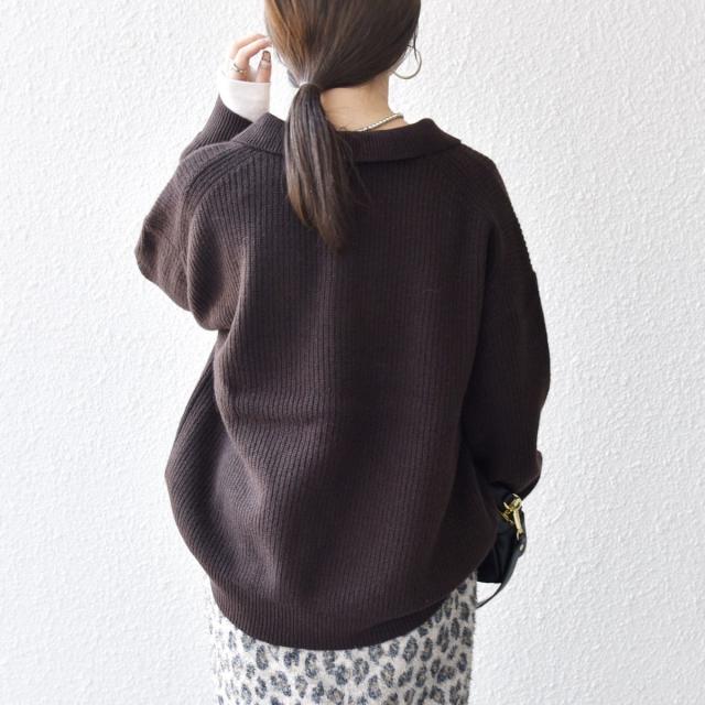 シップス エニィ（SHIPS any）/《一部追加予約》SHIPS any:〈手洗い可能〉AQUA カシミヤ ミックス ポロ ニット