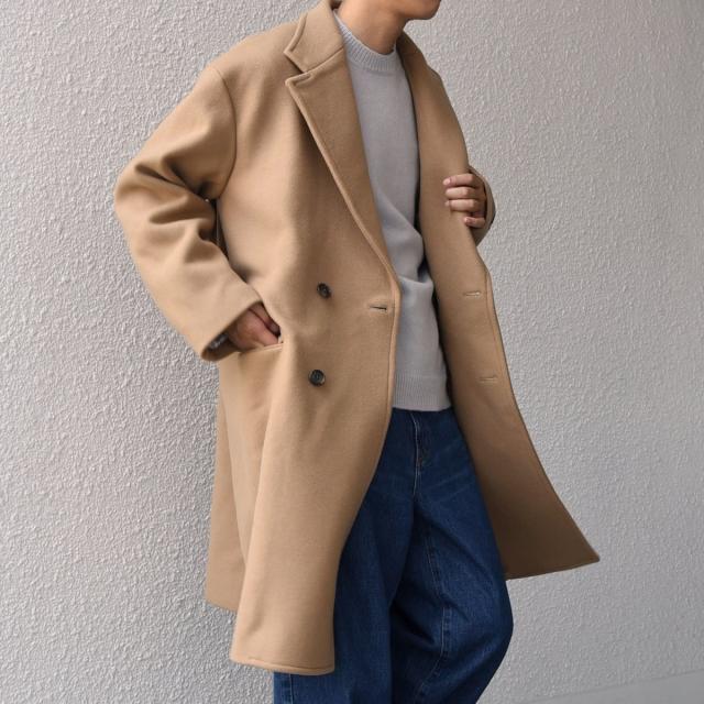シップス エニィ（SHIPS any）/SHIPS any: PURE WOOL MELTON ダブル チェスターコート 25AW◇_2