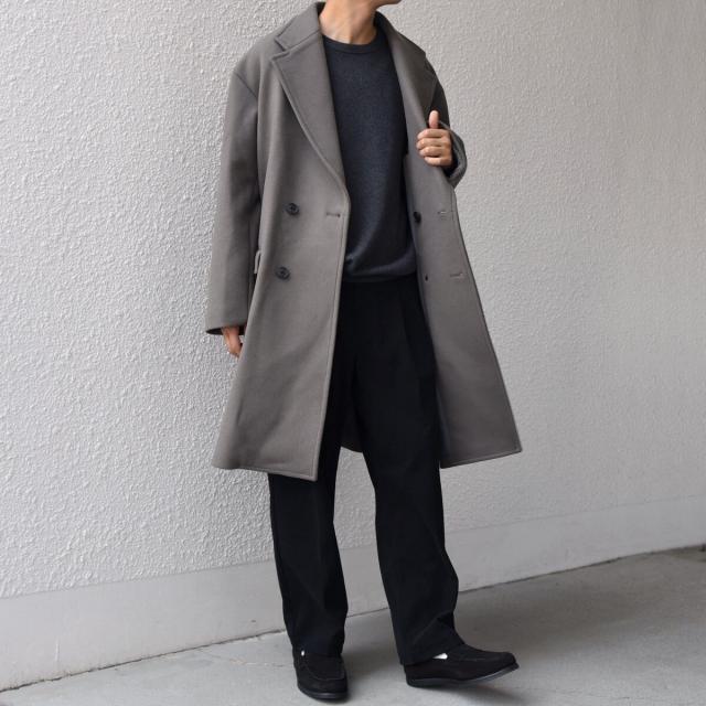 シップス エニィ（SHIPS any）/SHIPS any: PURE WOOL MELTON ダブル チェスターコート 25AW◇_5