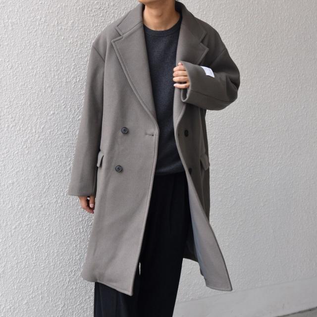 シップス エニィ（SHIPS any）/SHIPS any: PURE WOOL MELTON ダブル チェスターコート 25AW◇_6