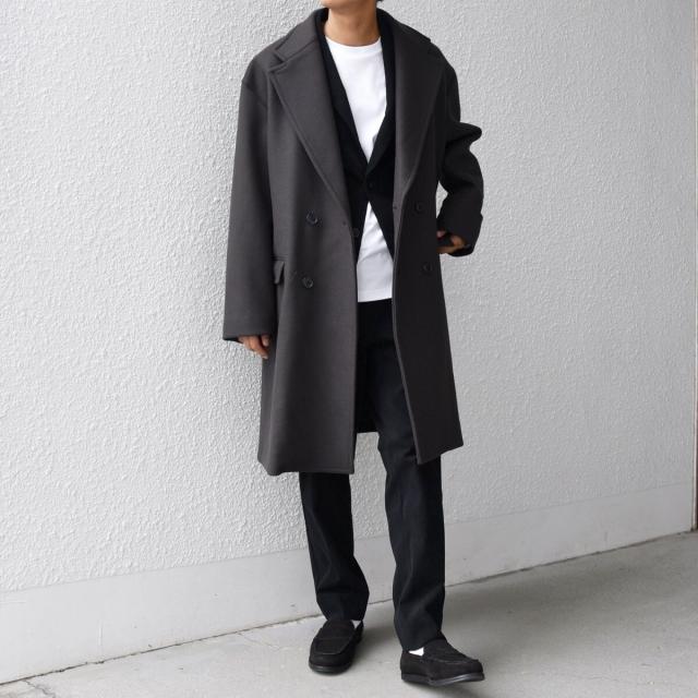 シップス エニィ（SHIPS any）/SHIPS any: PURE WOOL MELTON ダブル チェスターコート 25AW◇_9