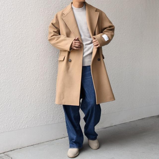 シップス エニィ（SHIPS any）/SHIPS any: PURE WOOL MELTON ダブル チェスターコート 25AW◇_14