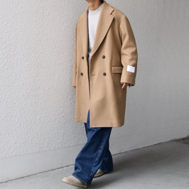 シップス エニィ（SHIPS any）/SHIPS any: PURE WOOL MELTON ダブル チェスターコート 25AW◇_15