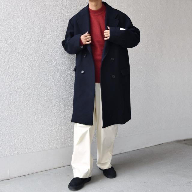 シップス エニィ（SHIPS any）/SHIPS any: PURE WOOL MELTON ダブル チェスターコート 25AW◇_19