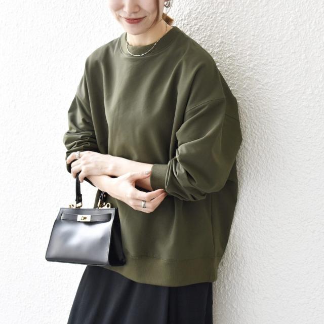 シップス エニィ（SHIPS any）/《一部追加予約》SHIPS any:〈洗濯機可能〉裏起毛 クルーネック コクーン プルオーバー