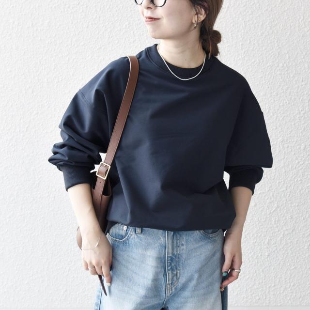 シップス エニィ（SHIPS any）/《一部追加予約》SHIPS any:〈洗濯機可能〉裏起毛 クルーネック コクーン プルオーバー