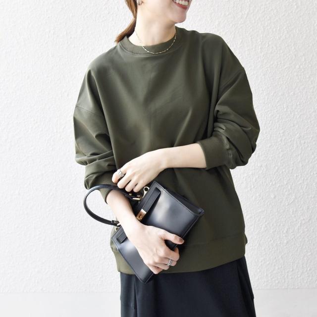 シップス エニィ（SHIPS any）/《一部追加予約》SHIPS any:〈洗濯機可能〉裏起毛 クルーネック コクーン プルオーバー