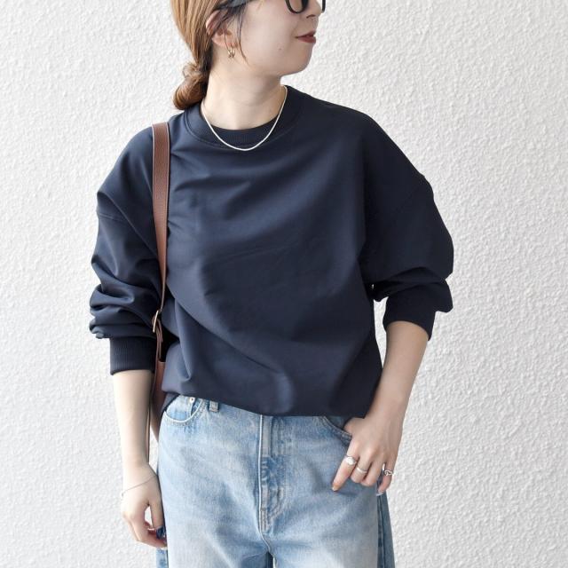 シップス エニィ（SHIPS any）/《一部追加予約》SHIPS any:〈洗濯機可能〉裏起毛 クルーネック コクーン プルオーバー