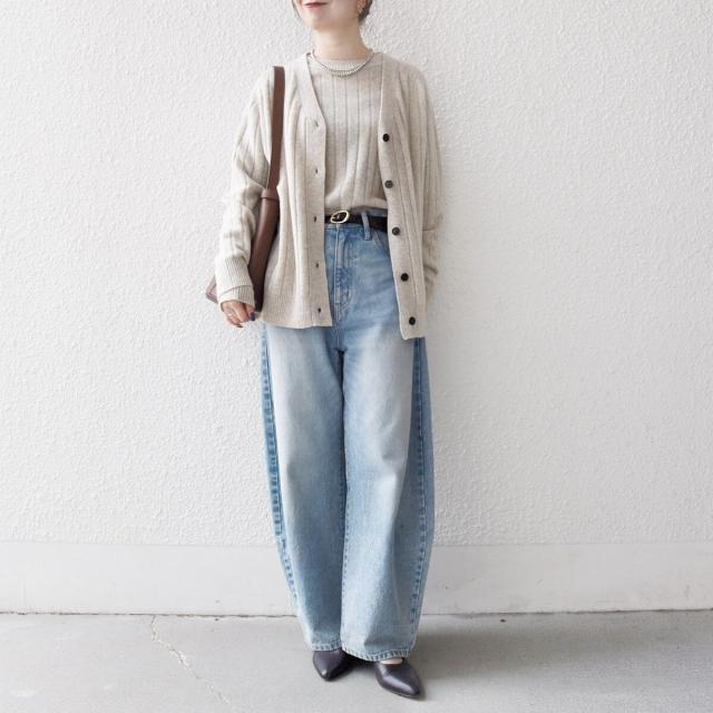 シップス エニィ（SHIPS any）/《予約》SHIPS any:〈手洗い可能〉ヤク ワイドリブ ラウンドヘム ニット プルオーバー