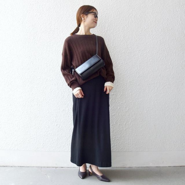 シップス エニィ（SHIPS any）/《予約》SHIPS any:〈手洗い可能〉ヤク ワイドリブ ラウンドヘム ニット プルオーバー