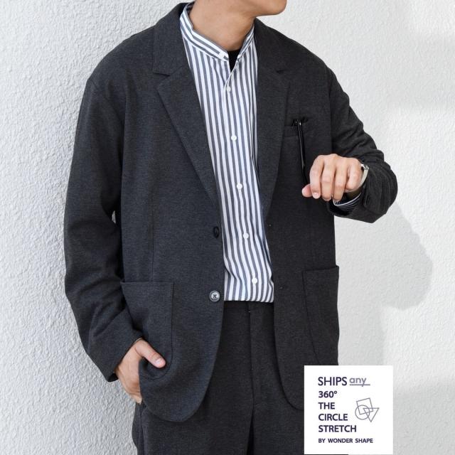 シップス エニィ（SHIPS any）/SHIPS any: 360° THE CIRCLE STRETCH ウールライク ジャケット(セッ