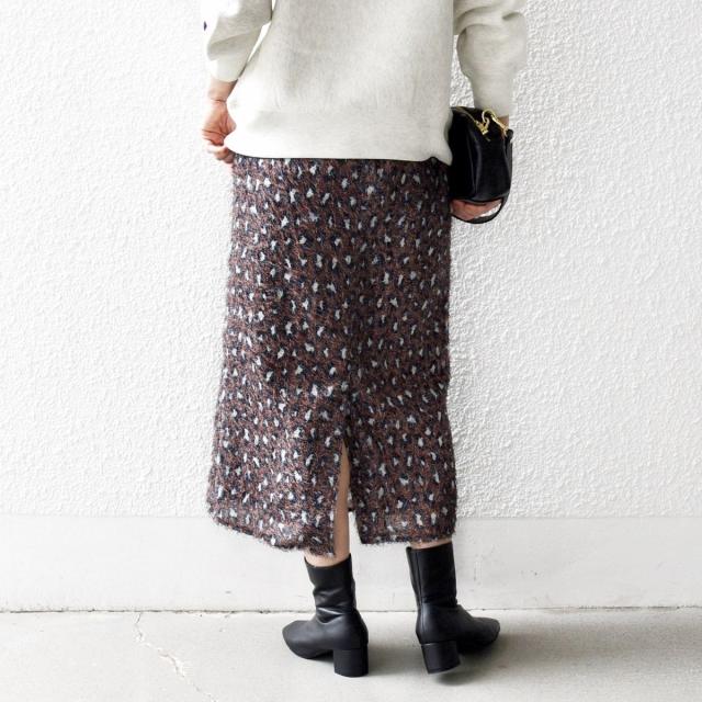 シップス エニィ（SHIPS any）/《一部追加予約》SHIPS any:〈手洗い可能〉レオパード ジャカード Iライン イージー スカー