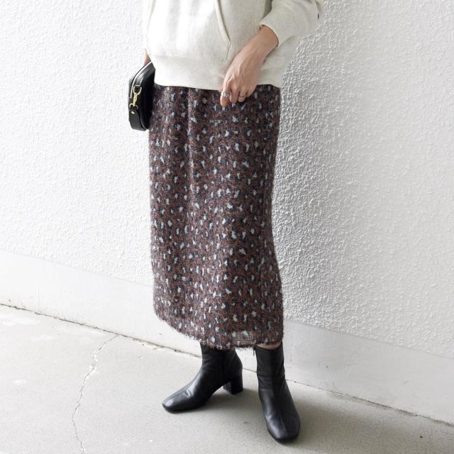 シップス エニィ（SHIPS any）/《一部追加予約》SHIPS any:〈手洗い可能〉レオパード ジャカード Iライン イージー スカー