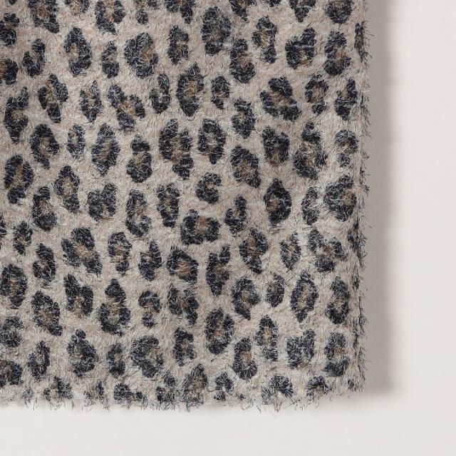 シップス エニィ（SHIPS any）/《一部追加予約》SHIPS any:〈手洗い可能〉レオパード ジャカード Iライン イージー スカー