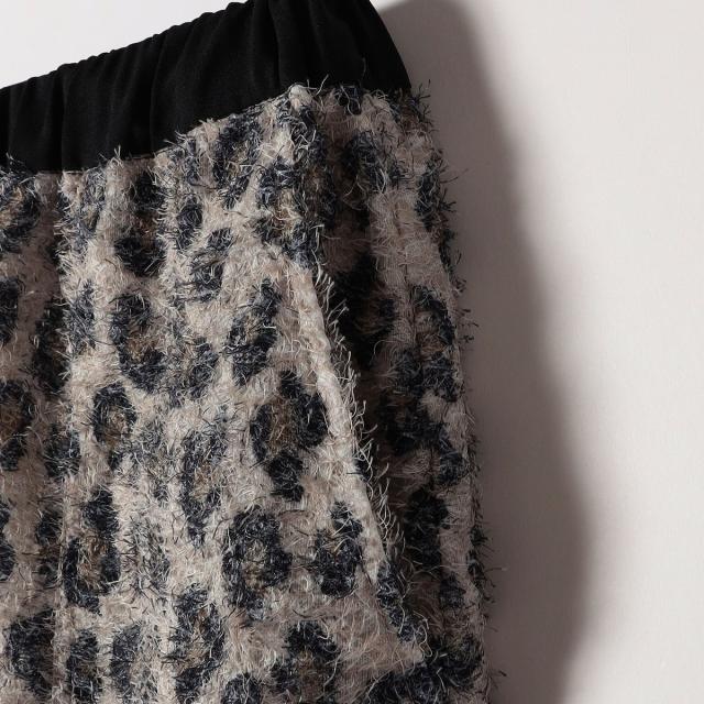 シップス エニィ（SHIPS any）/《一部追加予約》SHIPS any:〈手洗い可能〉レオパード ジャカード Iライン イージー スカー