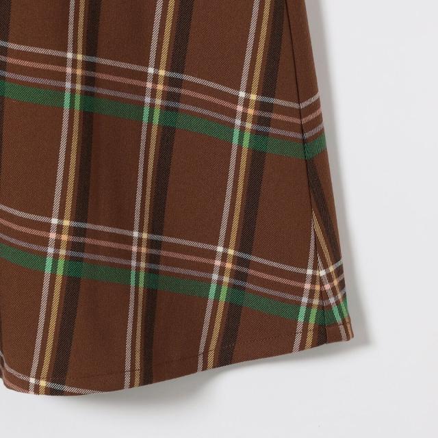 シップス エニィ（SHIPS any）/《一部追加予約》SHIPS any:〈洗濯機可能〉チェック Aライン フレア シャツ ワンピース