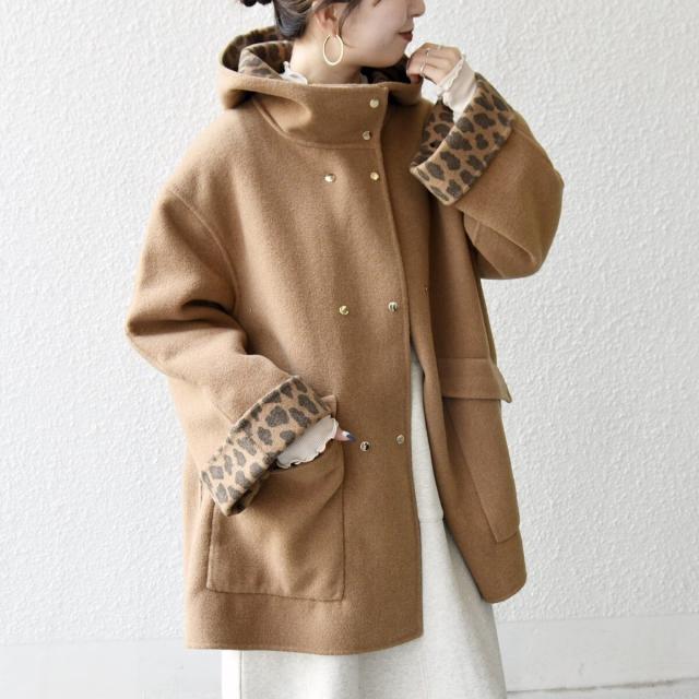 シップス エニィ（SHIPS any）/《一部追加予約》SHIPS any: リバー フーデッド Aライン ミドル コート