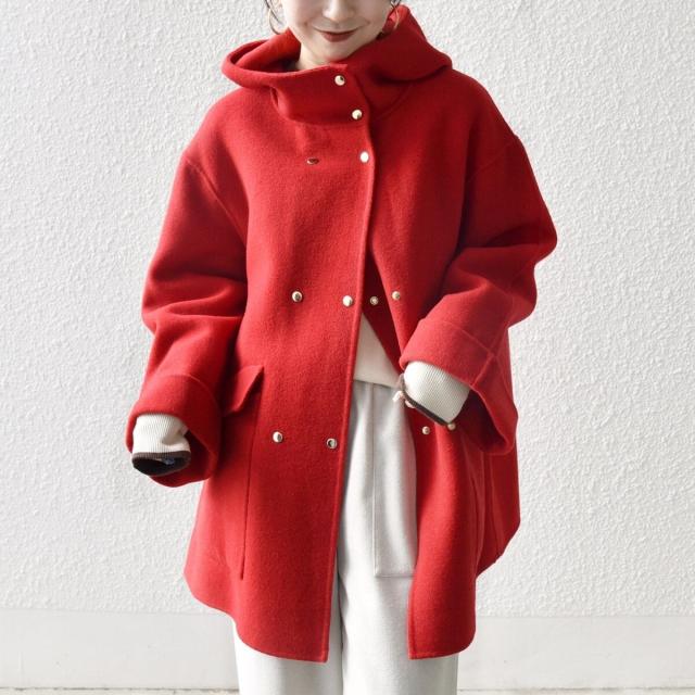 シップス エニィ（SHIPS any）/《一部追加予約》SHIPS any: リバー フーデッド Aライン ミドル コート