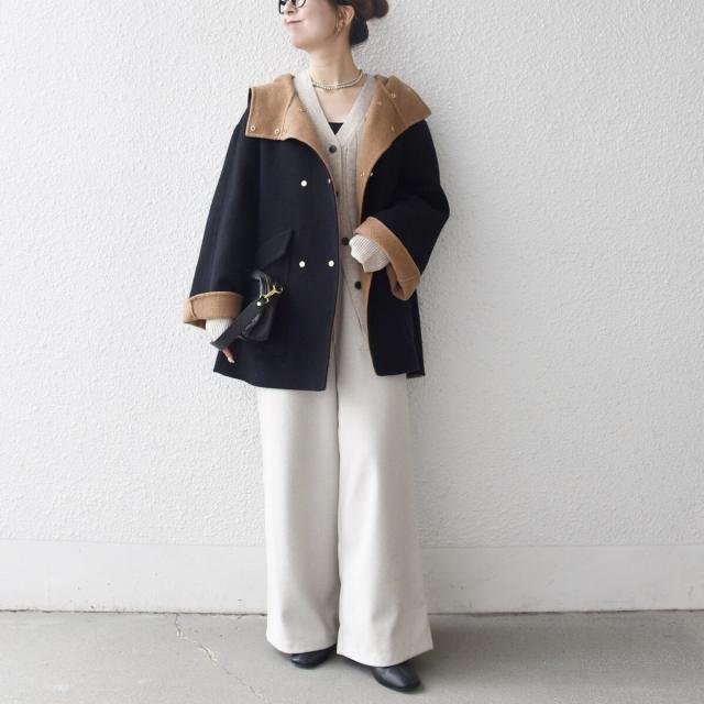 シップス エニィ（SHIPS any）/《一部追加予約》SHIPS any: リバー フーデッド Aライン ミドル コート