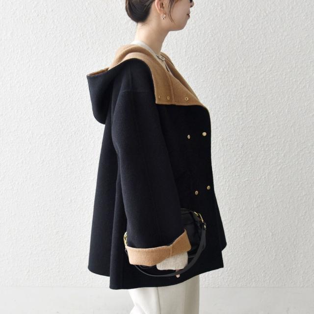 シップス エニィ（SHIPS any）/《一部追加予約》SHIPS any: リバー フーデッド Aライン ミドル コート