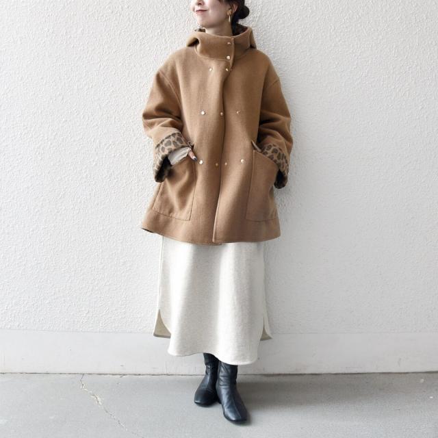 シップス エニィ（SHIPS any）/《一部追加予約》SHIPS any: リバー フーデッド Aライン ミドル コート