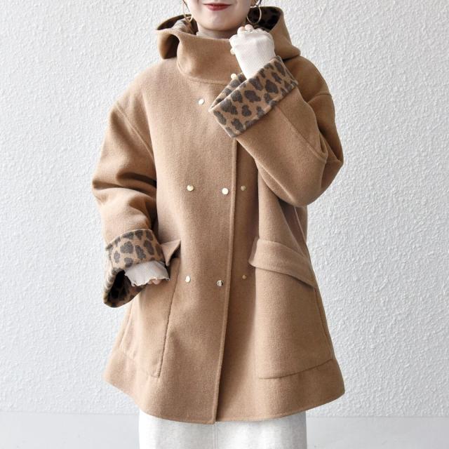 シップス エニィ（SHIPS any）/《一部追加予約》SHIPS any: リバー フーデッド Aライン ミドル コート