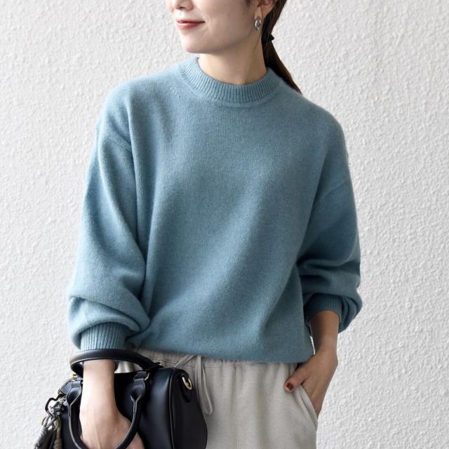 シップス エニィ（SHIPS any）/SHIPS any: LOUNGE FOX シャギー セミモックネック ニット◇