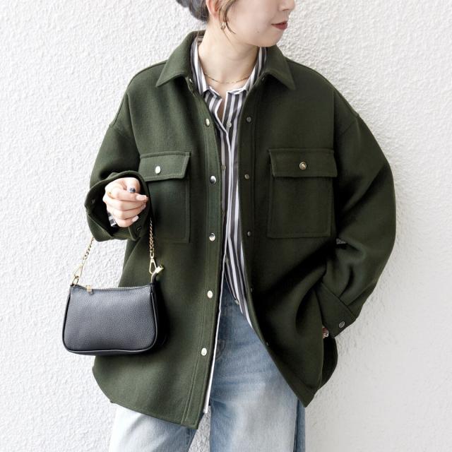 シップス エニィ（SHIPS any）/SHIPS any: メルトン オーバー シャツ