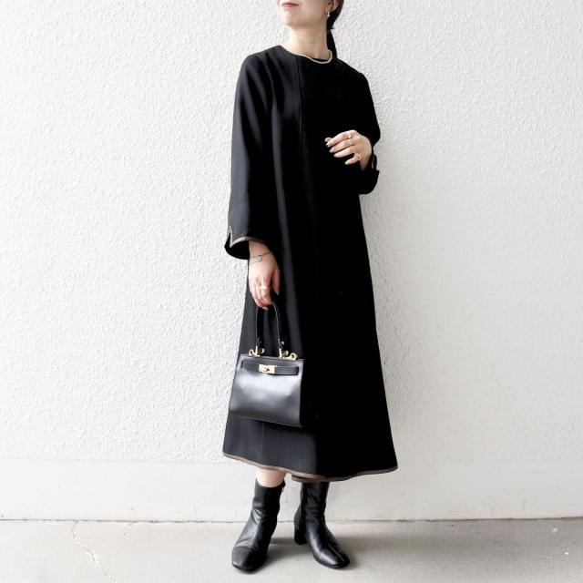 シップス エニィ（SHIPS any）/SHIPS any: ヘリンボーン パイピング フレア ワンピース