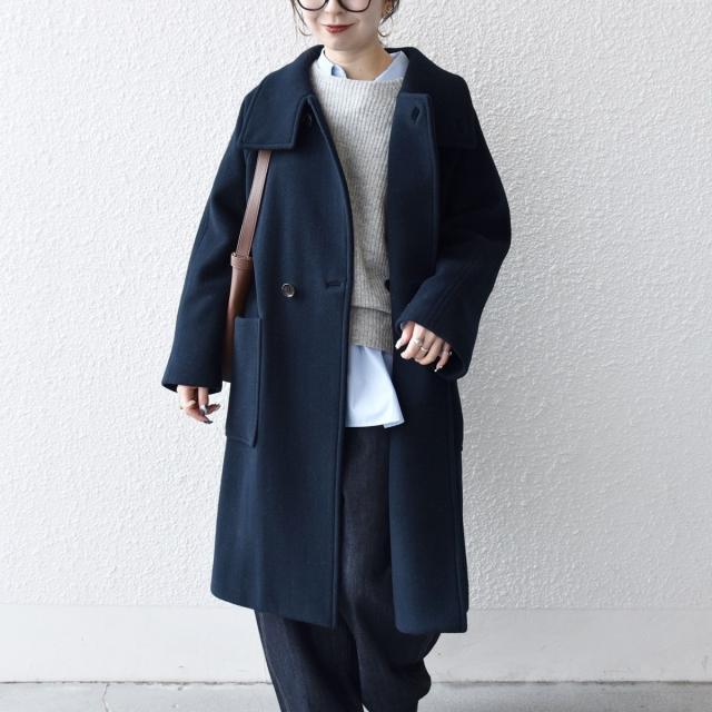 シップス エニィ（SHIPS any）/SHIPS any: PURE WOOL スタンド ＆ ビッグカラー コート