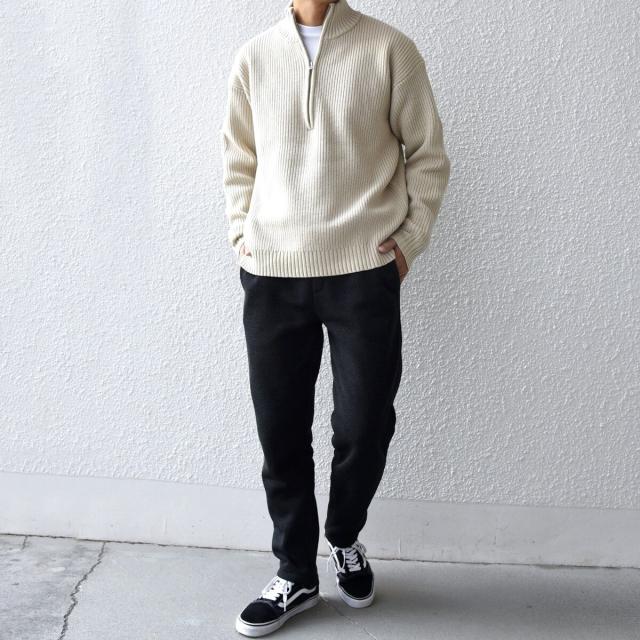 シップス エニィ（SHIPS any）/SHIPS any:〈洗濯機可能〉ニット フリース 裏起毛 スリム ジョガー パンツ 25AW◇_16