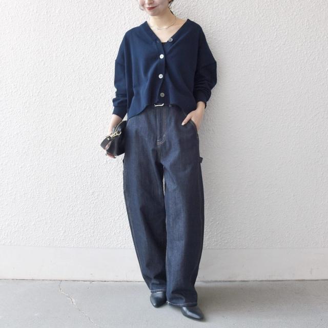 シップス エニィ（SHIPS any）/《予約》SHIPS any:〈手洗い可能〉 Vネック ルーズ ショート ニット カーディガン