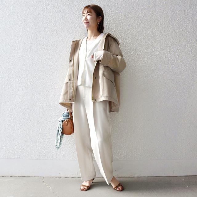 シップス エニィ（SHIPS any）/《予約》SHIPS any:〈手洗い可能〉シャンブレー オーバー フーディー コート