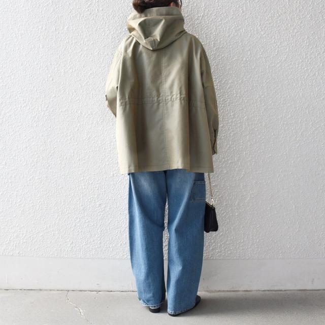 シップス エニィ（SHIPS any）/《予約》SHIPS any:〈手洗い可能〉シャンブレー オーバー フーディー コート