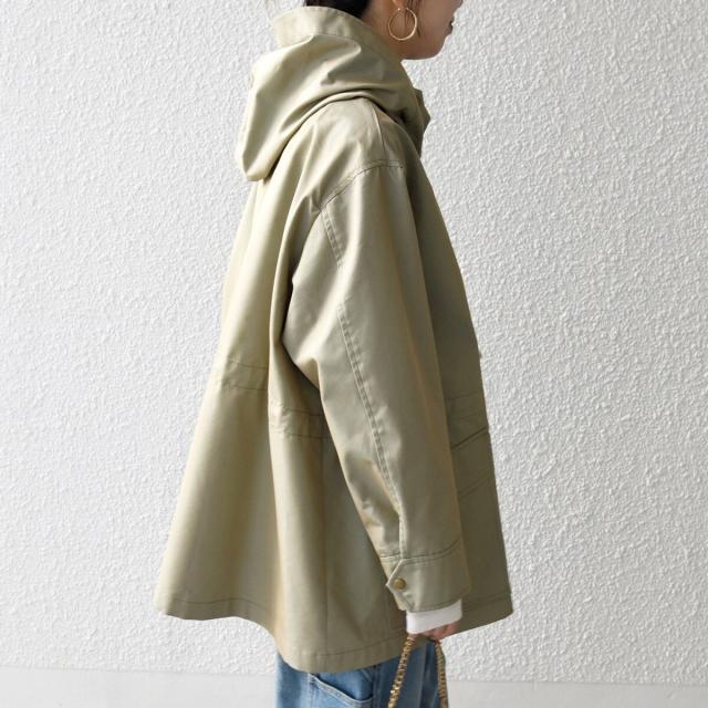 シップス エニィ（SHIPS any）/《予約》SHIPS any:〈手洗い可能〉シャンブレー オーバー フーディー コート