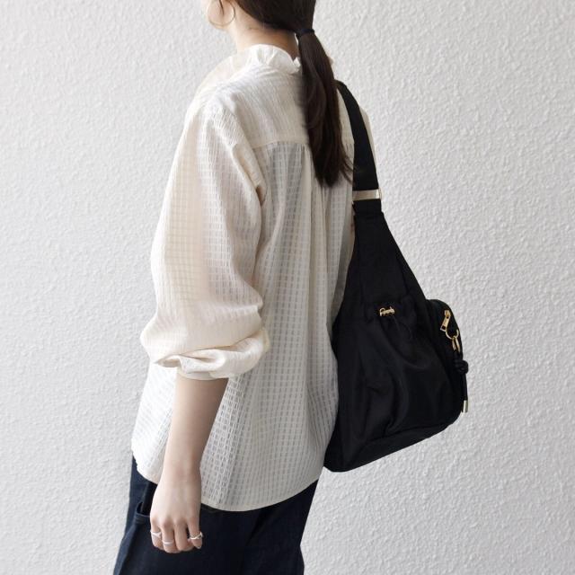 シップス エニィ（SHIPS any）/《予約》SHIPS any:〈洗濯機可能〉2WAY シアー フリル ブラウス