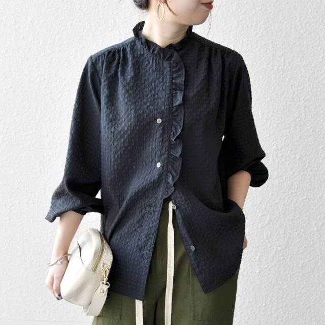 シップス エニィ（SHIPS any）/《予約》SHIPS any:〈洗濯機可能〉2WAY シアー フリル ブラウス