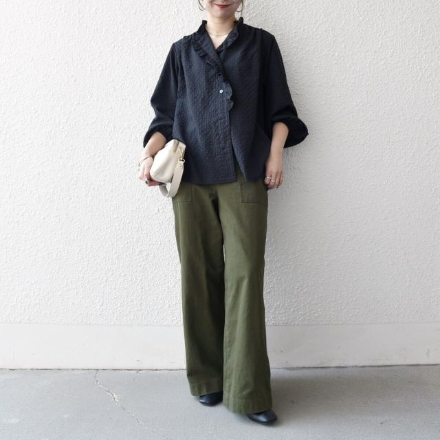 シップス エニィ（SHIPS any）/《予約》SHIPS any:〈洗濯機可能〉2WAY シアー フリル ブラウス