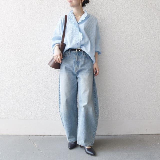 シップス エニィ（SHIPS any）/《予約》SHIPS any:〈洗濯機可能〉2WAY シアー フリル ブラウス