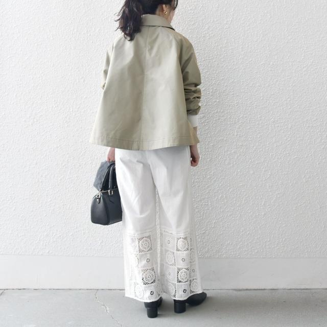 シップス エニィ（SHIPS any）/《予約》SHIPS any:〈手洗い可能〉シャンブレー Aライン フレア ショート コート