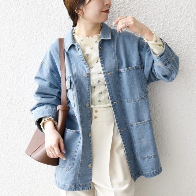 シップス エニィ（SHIPS any）/《予約》SHIPS any: ルーズ デニム ジャケット［SHIPS any DENIM］