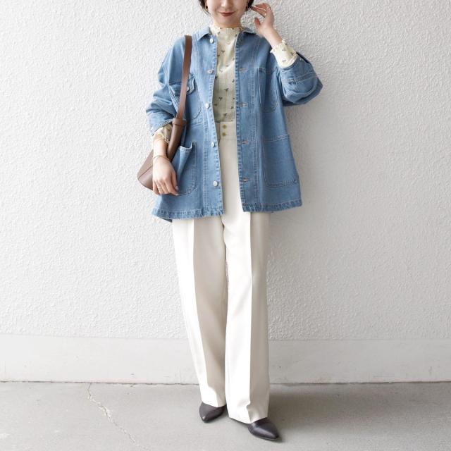 シップス エニィ（SHIPS any）/《予約》SHIPS any: ルーズ デニム ジャケット［SHIPS any DENIM］