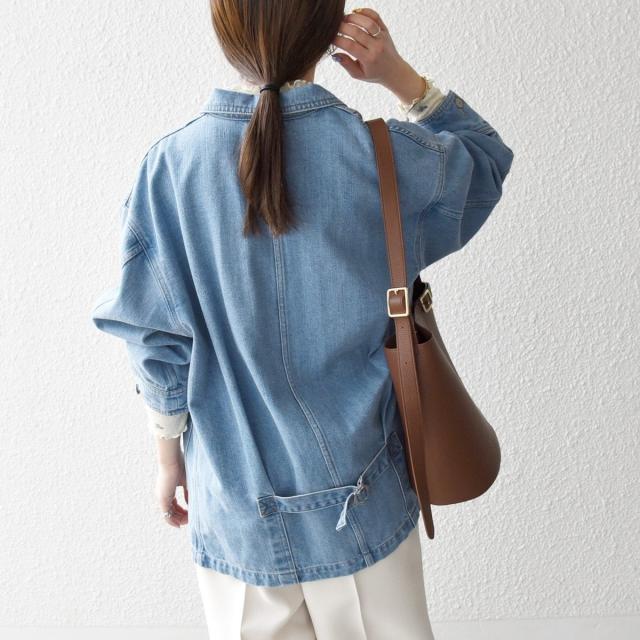 シップス エニィ（SHIPS any）/《予約》SHIPS any: ルーズ デニム ジャケット［SHIPS any DENIM］
