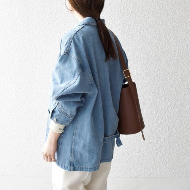 シップス エニィ（SHIPS any）/《予約》SHIPS any: ルーズ デニム ジャケット［SHIPS any DENIM］