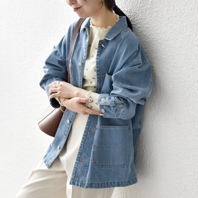 シップス エニィ（SHIPS any）/《予約》SHIPS any: ルーズ デニム ジャケット［SHIPS any DENIM］