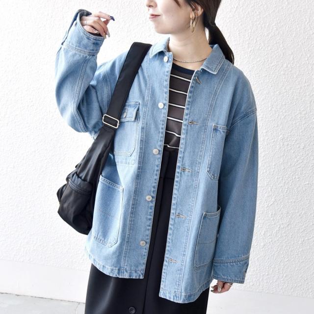 シップス エニィ（SHIPS any）/《予約》SHIPS any: ルーズ デニム ジャケット［SHIPS any DENIM］