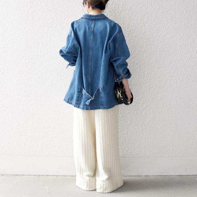 シップス エニィ（SHIPS any）/《予約》SHIPS any: ルーズ デニム ジャケット［SHIPS any DENIM］