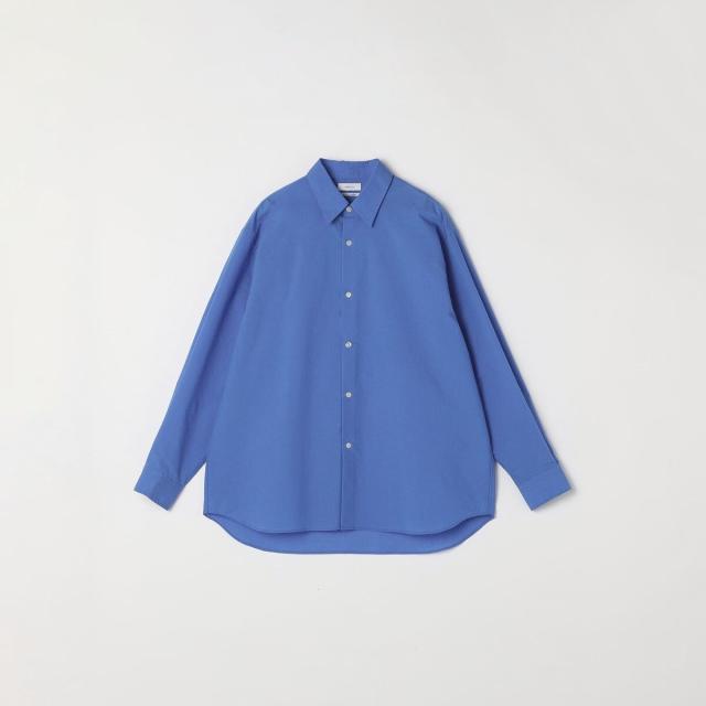 シップス エニィ（SHIPS any）/SHIPS any: JAPAN MADE ブルー ストライプ/ソリッド レギュラーカラー シャツ◇_18