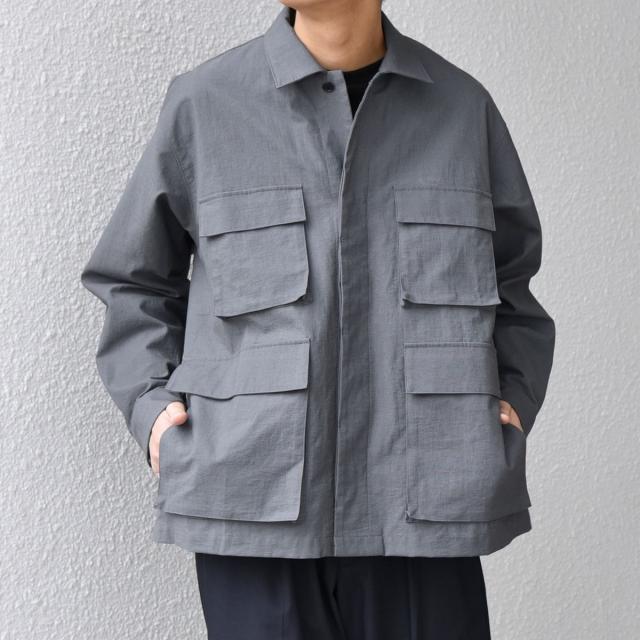 シップス エニィ（SHIPS any）/SHIPS any: コットン/ナイロン ワッシャー BDU シャツ ジャケット (セットアップ対応_2